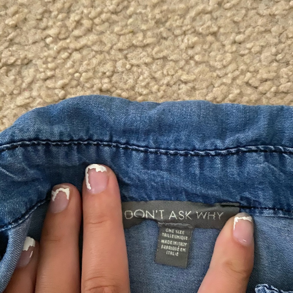 Denim button down - Picture 3 of 3